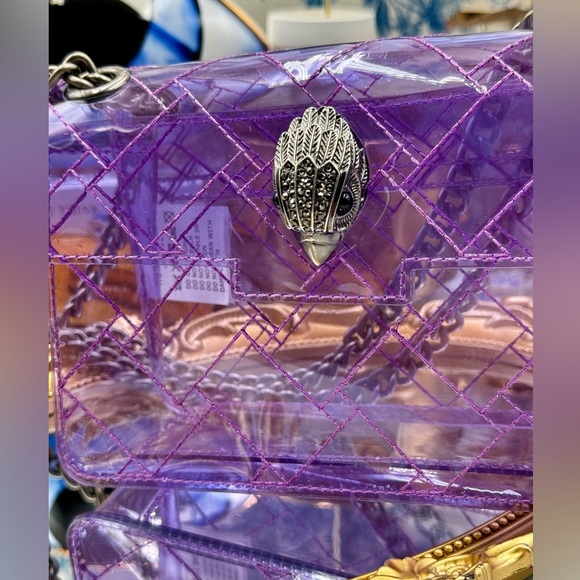 🆕 KURT GEIGER LONDON 🧿 NWOT Mini Kensington Crossbody Bag, Light Purp - Picture 10 of 16